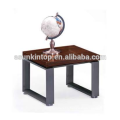 Stylish coffee table design for office red zebra and deep iron finishing, Fashional office furniture for sale (JO-4034-06)